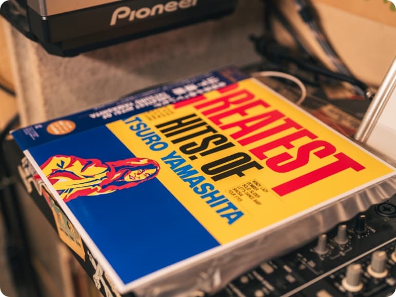 バースマイルライフのDJ ブース